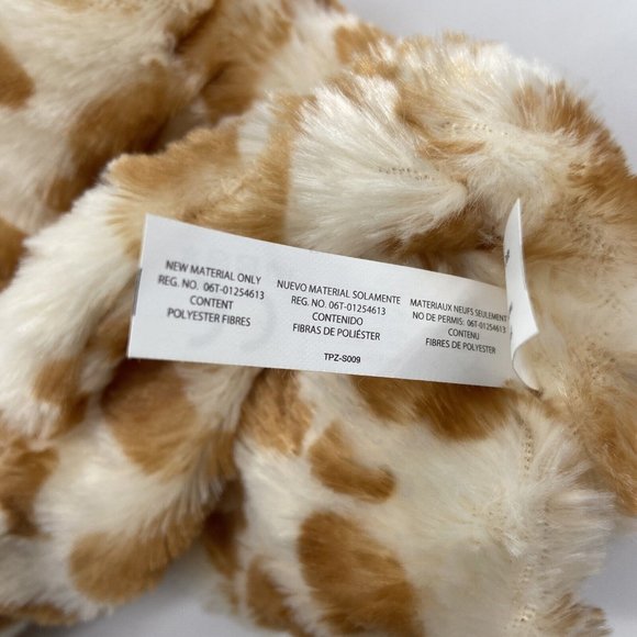 The Petting Zoo Giraffe Lovey Security Blanket Snugglerz Rattle Plush Toy - Picture 5 of 8